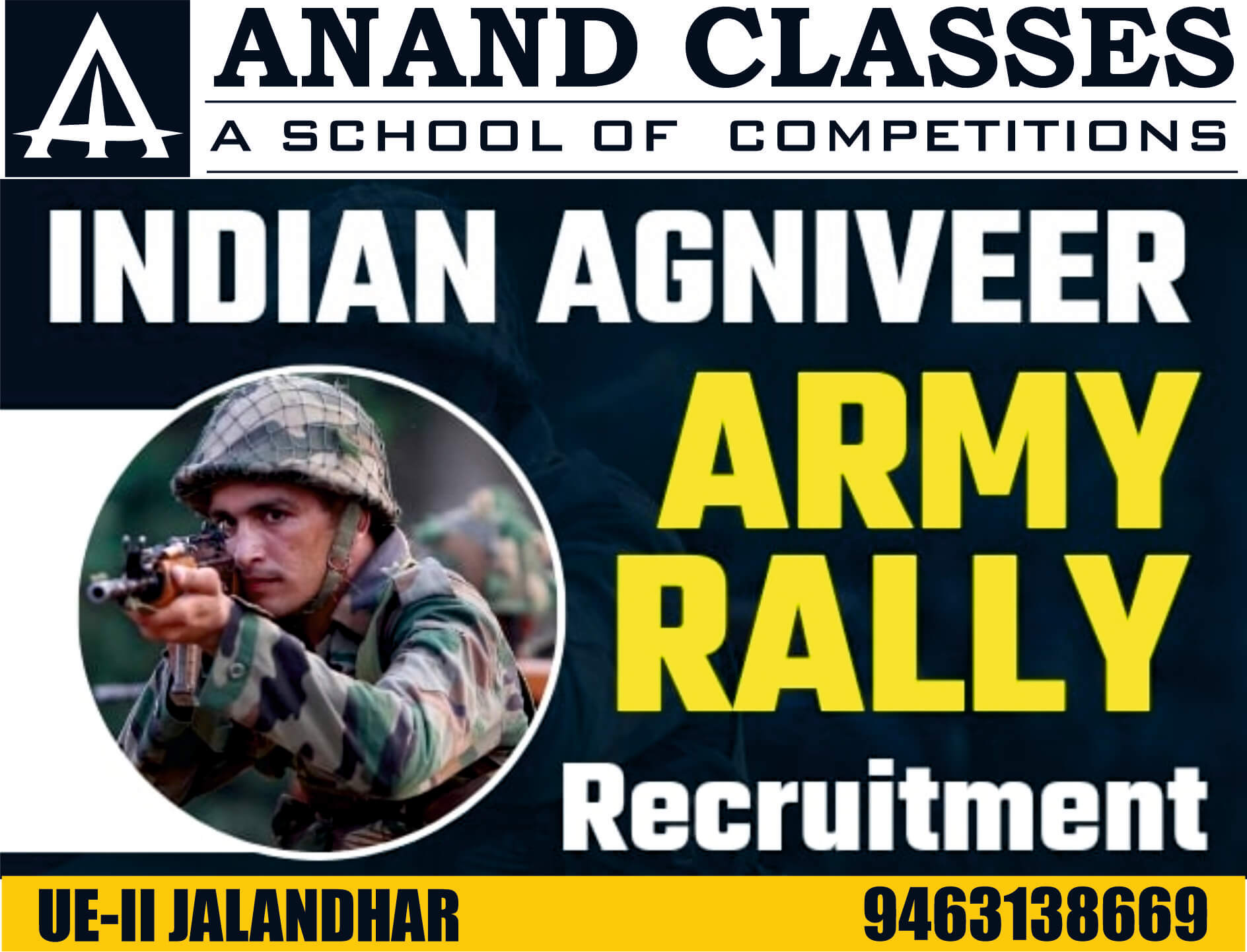 Agniveer Army GD Soldier Clerk Technical Bharti Recruitment Training Coaching Center Academy Classes In Jalandhar Agniveer Army GD Soldier Clerk Technical Bharti Recruitment Training Coaching Center Academy Classes In Jalandhar