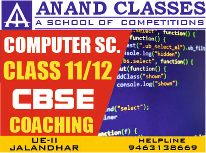 Computer Science Python Coaching For Class 11 & 12 Computer Science Python Coaching For Class 11 & 12