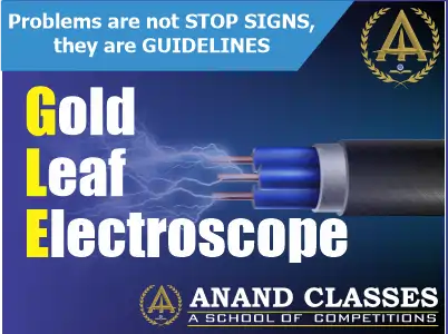 Gold Leaf Electroscope-Definition, Construction, Applications, FAQs|Anand Classes|JEE Physics Electrostatics Study Material Download pdf|Best JEE Coaching Center Near Me In Jalandhar Gold Leaf Electroscope-Definition, Construction, Applications, FAQs|Anand Classes|JEE Physics Electrostatics Study Material Download pdf|Best JEE Coaching Center Near Me In Jalandhar